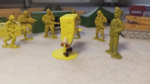 "Губка Боб в армии" (солдатики, анимация, мультфильм)