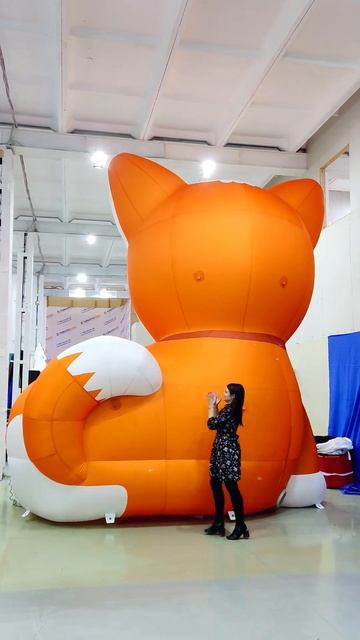 ГИГАНТСКИЙ Надувной Корги 5 Метров! Вот Это Размер!  #shorts #corgi