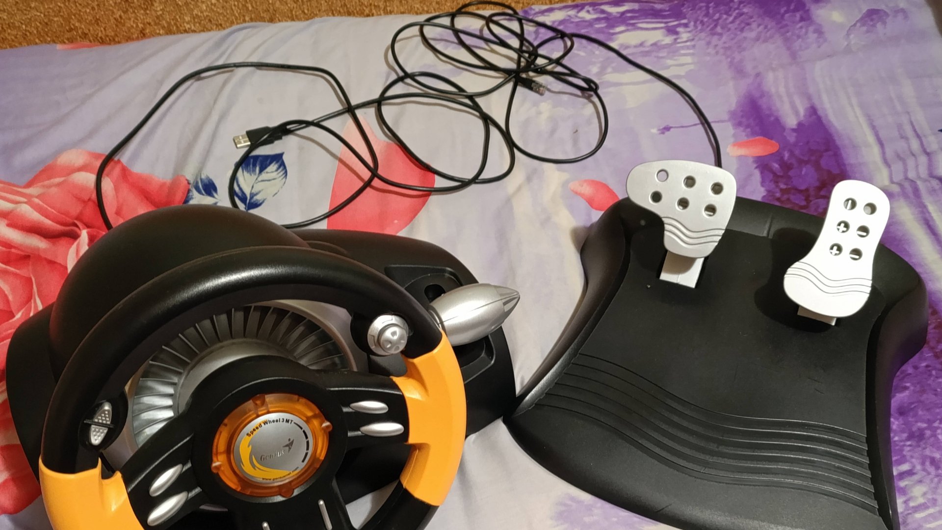 Игровой руль Genius 180 градусов обзор на продажу