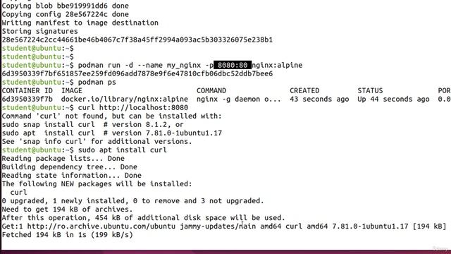 003 Running an Nginx Server on Alpine in a Podman Container смотреть онлайн
