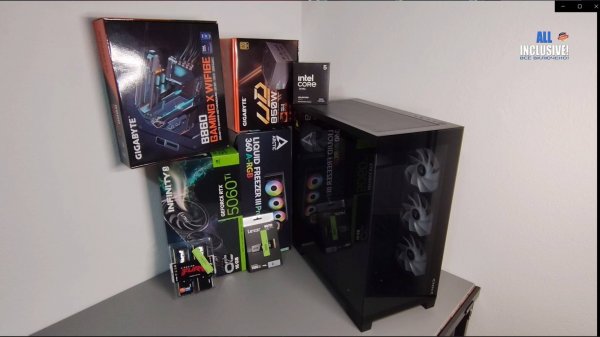 Бюджетный Gaming PC Intel Core Ultra 5 и Palit 5060ti 16gb