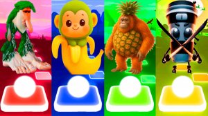 БРР БРР ПАТАПИМ 🆚 ШИМПАНЗИНИ БАНАНИНИ 🆚 ОРАНГУТИНИ АНАНАСИНИ 🆚 КАПУЧИНО АССАСИНО | Tiles Hop №43