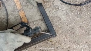 Делаю стол из профильной трубы.