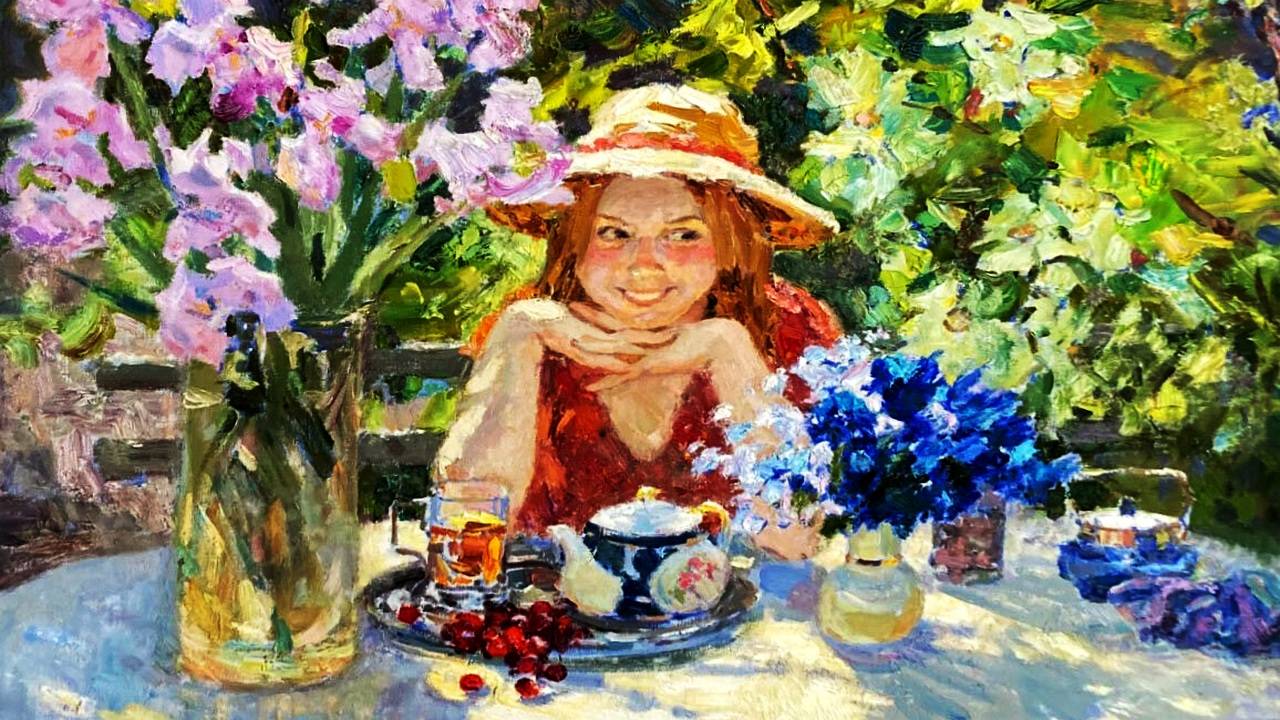 Солнечная живопись художника Геннадия Бернадского смотреть онлайн