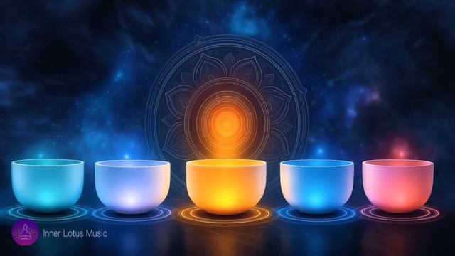 528 Гц исцеляющая частота — звукотерапия с поющими чашами для эмоционального освобождения 🎶💖 смотреть онлайн