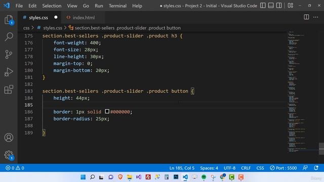 13. Project Styles for the Product Boxes смотреть онлайн
