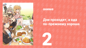 Дни проходят, а еда по-прежнему хороша 2 серия (аниме-сериал, 2025)