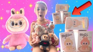 Обзор коллекции ЛАБУБУ Лия Бум и Лабубу с колой и одежда Популярные игрушки - Видео для детей