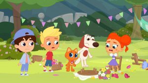 Котёнок Кнопа — Кто круче? | Соревнование или дружба? #котеноккнопа #мультики #мультфильмдлядетей