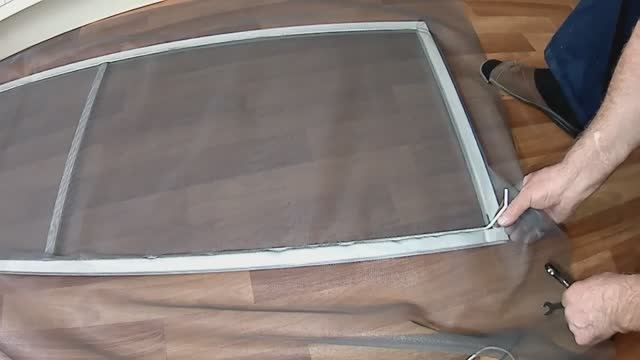 Кошка ТОЧНО не прорвет. Двойная москитная сетка. смотреть онлайн