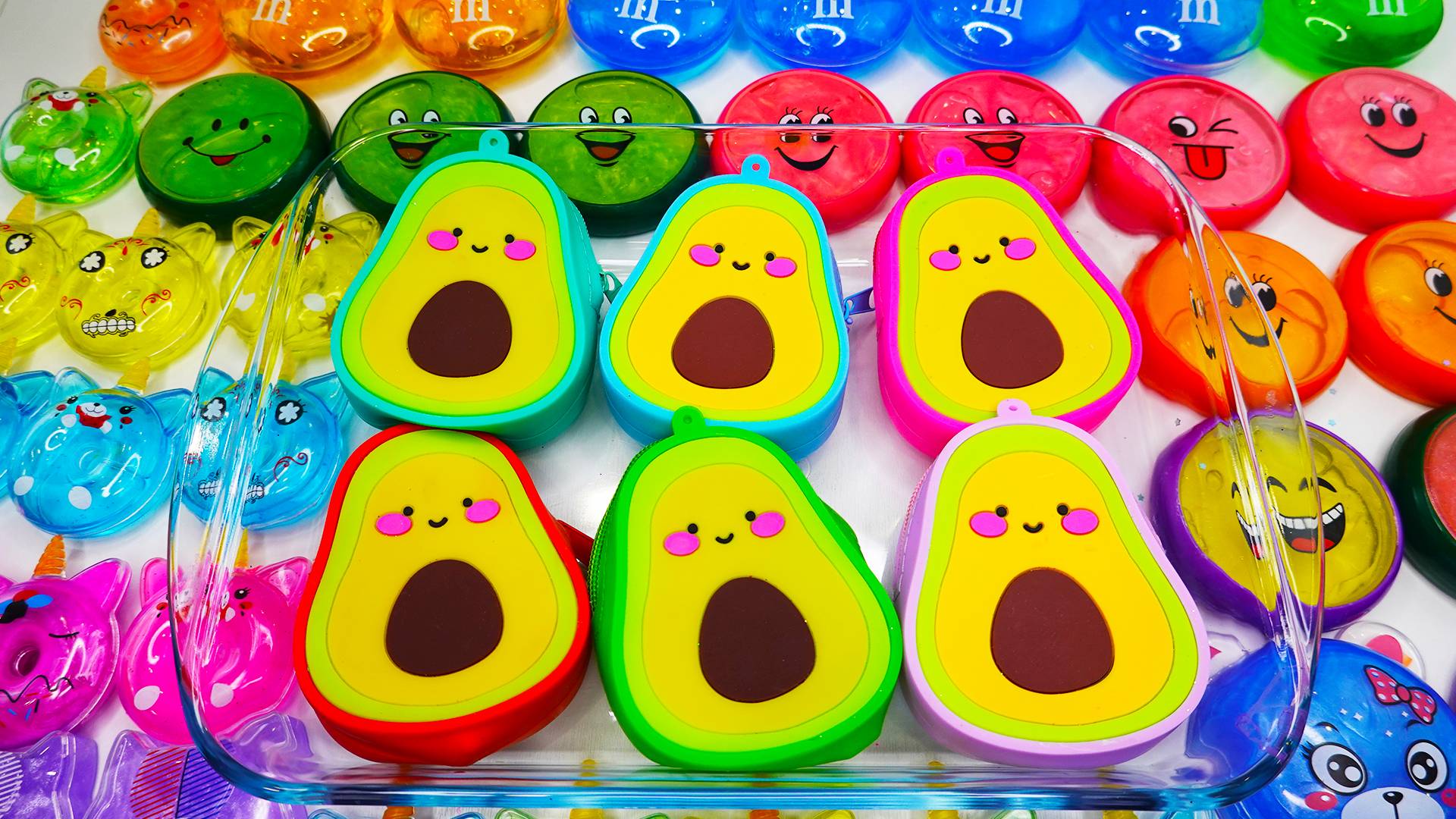 Прозрачные слаймы с M&M's 🍭✨ Яркие и вкусные на вид! | KittySlime