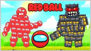 Красный шар стал АмонгАсиком. Битва с Боссом