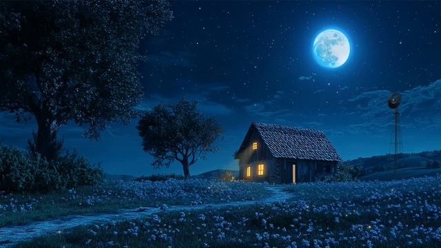 Избавьтесь от тревоги и хорошей ночи 🌙💤 — музыка для сна, успокаивающая и расслабляющая смотреть онлайн