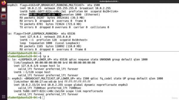 001 Getting Information about the Network Interfaces (ip, ifconfig)