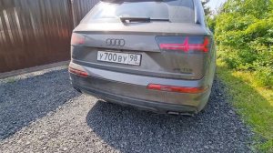 Активный выхлоп от AUDI SQ7 4M установленный на AUDI Q7 4M 3.0TDI