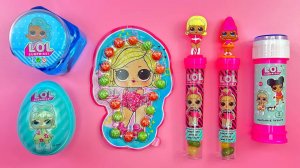 🍿 Распаковка любимых леденцовых конфет ASMR Candy Egg Surprise, шоколада и игрушек | LoL 🩷🩵