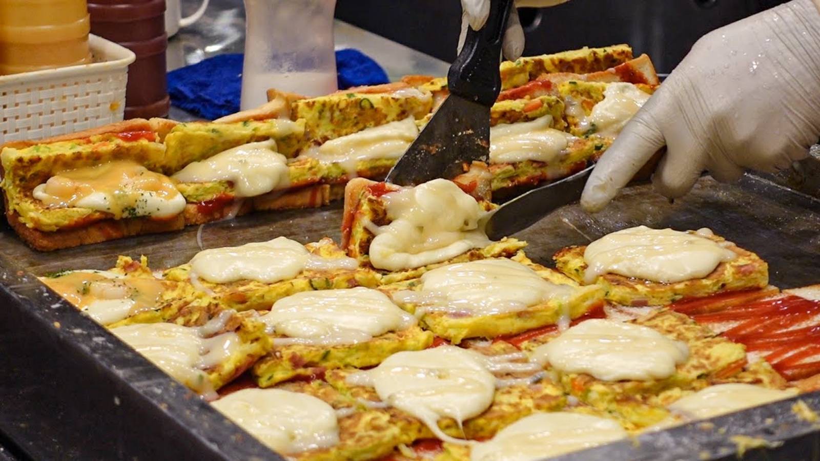 Корейская еда, ставшая хитом из-за сыра — подборка лучших рецептов с улиц! смотреть онлайн