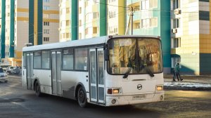 Автобус ЛиАЗ-5256.53 (У 598 УВ 22). Покатушки по Барнаулу (вид на салон).
