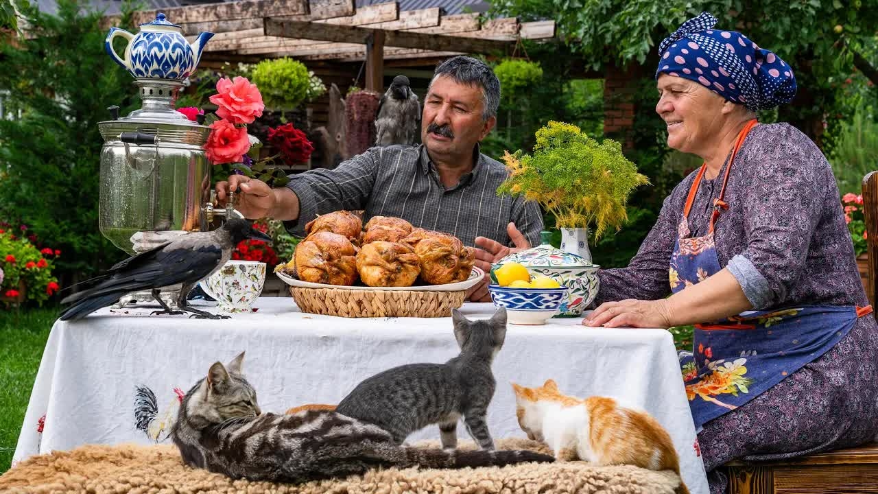 Деревенское Барбекю Курица с Картошкой смотреть онлайн