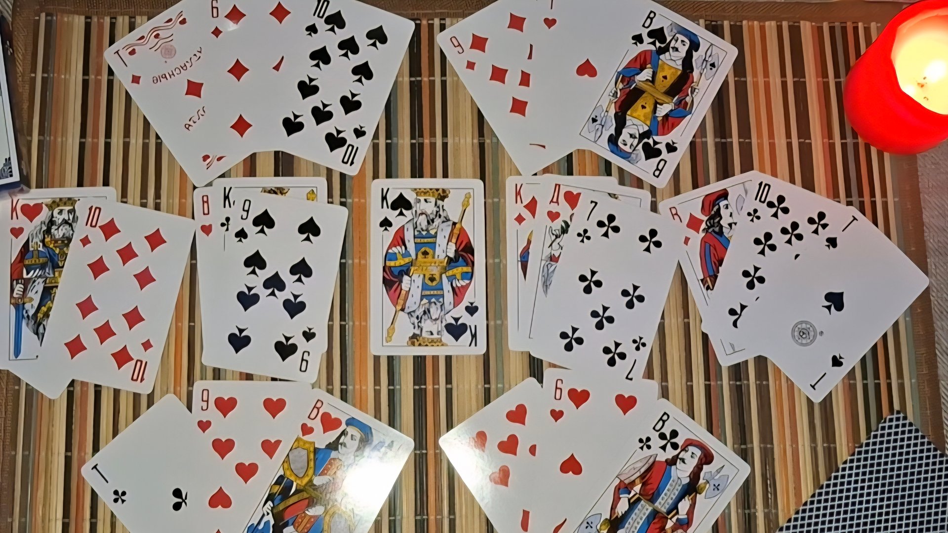 Расклад на червовую даму ♥️ и ♣️ крестового короля смотреть онлайн