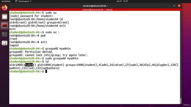 014 Root Vs. Non-privileged Users. Getting Root Access (sudo, Su, Passwd)