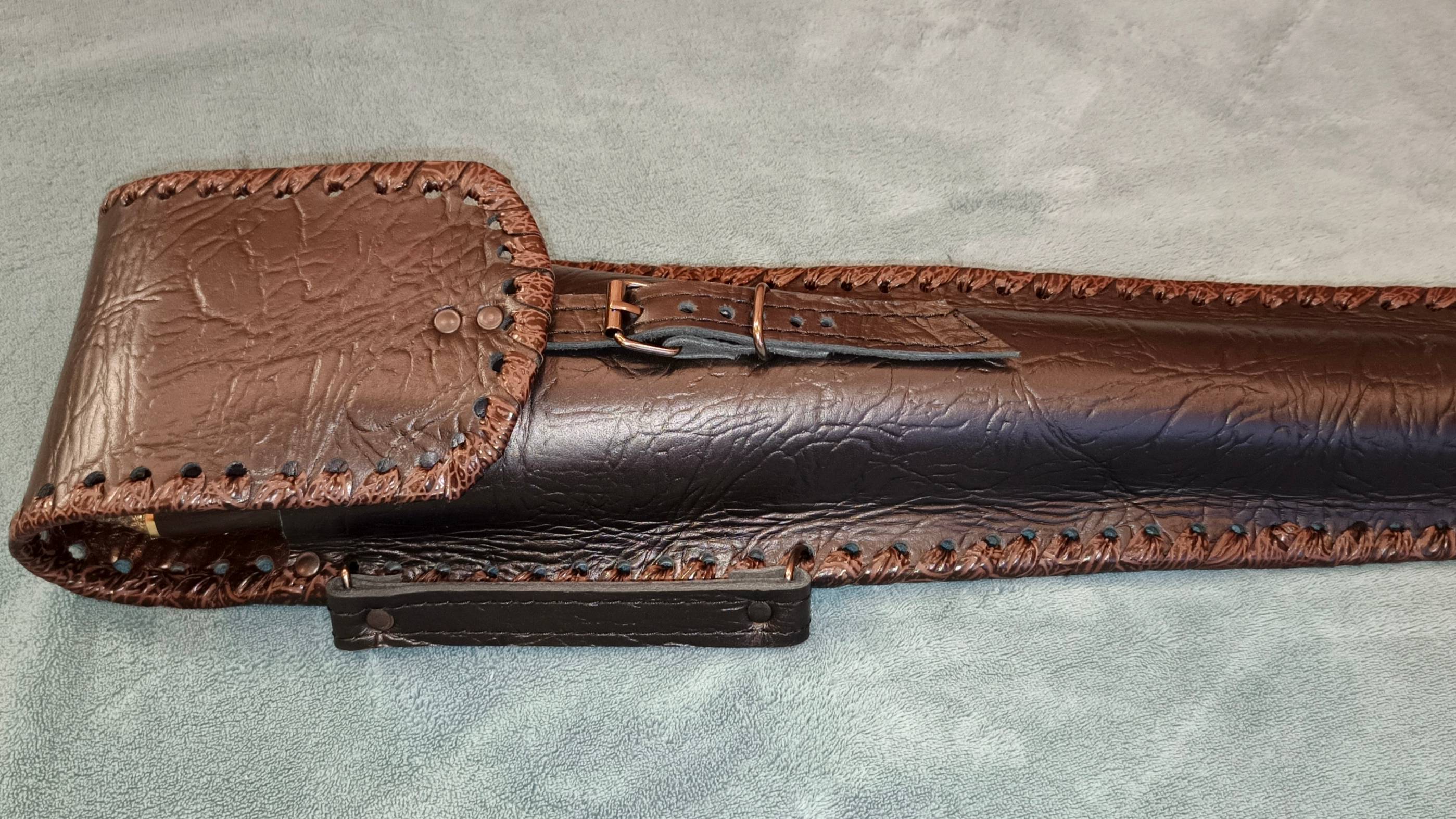 Кожаный чехол для шампуров Movavi 100% MP4 3.44 сек