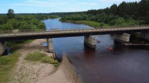 р.Кулой, мост на д. Мелединская.