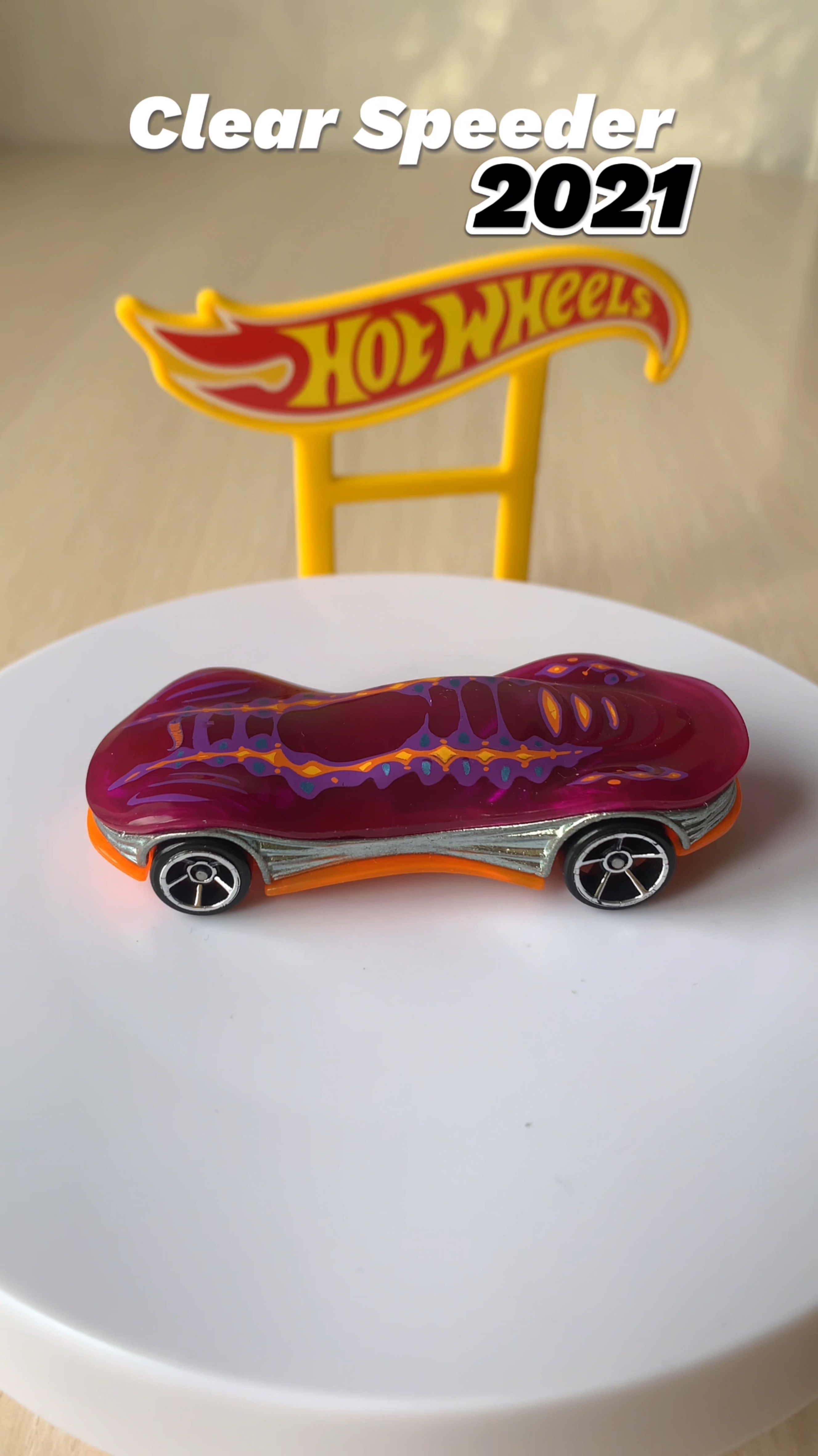 Clear Speeder 2021 Hot Wheels