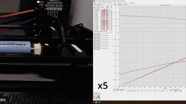 Ampace JP30 разряд током 15 А
