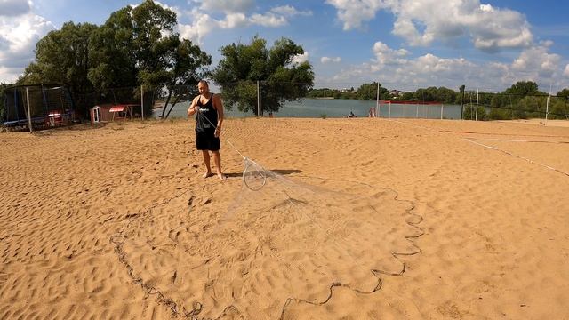 Кастинговая сеть Максиму от Натальи. А также краткий экскурс для новичка от набора до заброса😁😁😁 смотреть онлайн