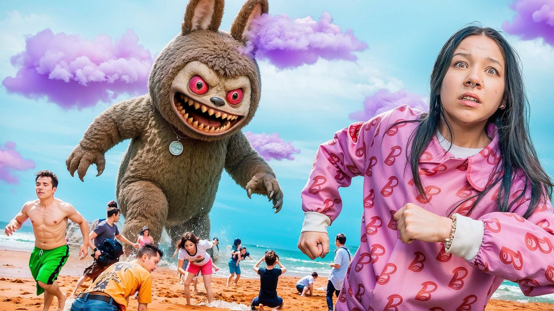 Проклятая и жуткая ЛАБУБУ! Никогда не покупайте Лабубу в даркнете! смотреть онлайн