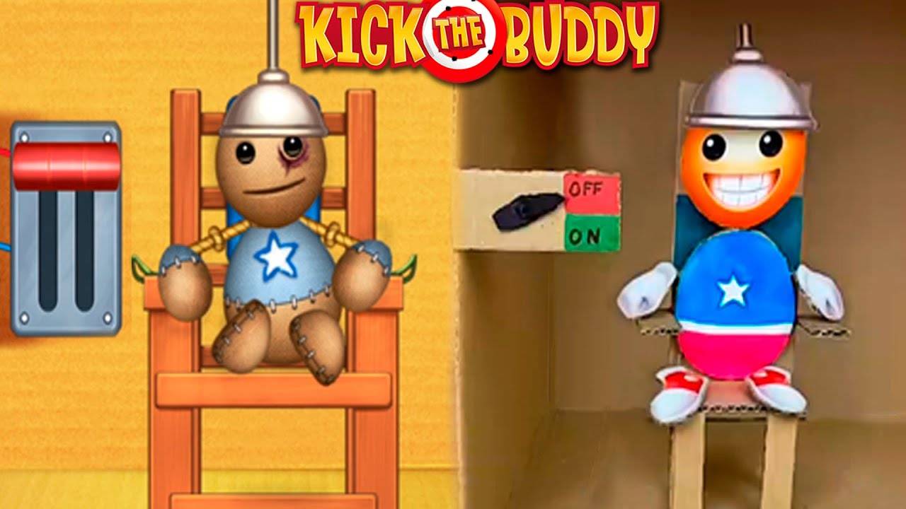 Кик Зе Бади на Электрическом Стуле - Kick The Buddy в Реальной Жизни смотреть онлайн