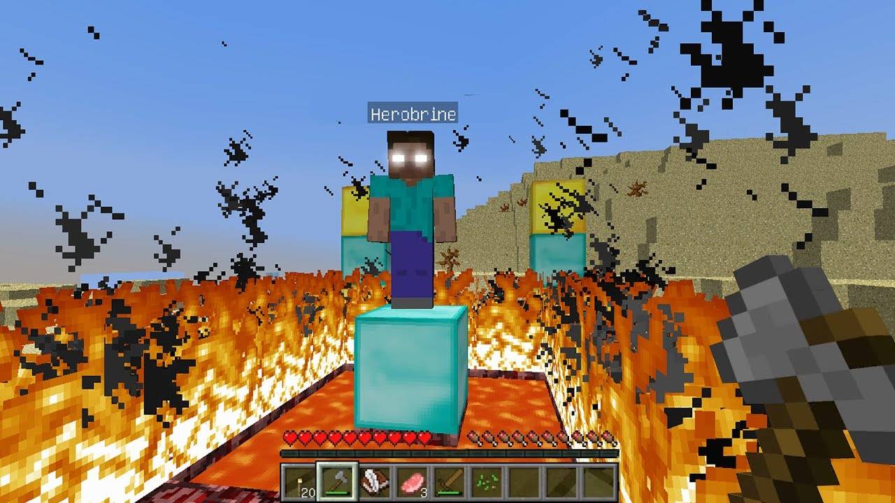 Как призвать херобрина в майнкрафте (без модов) ТРОЛЛИНГ ХЕРОБРИНОМ / ТРОЛЛИНГ НУБОВ В МАЙНКРАФТЕ смотреть онлайн