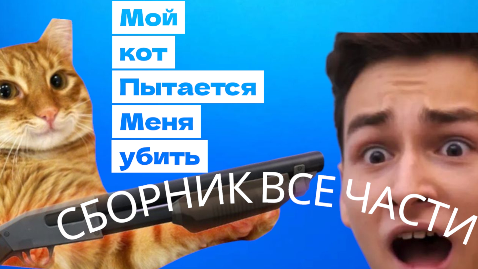 Мой кот пытается меня убить | СБОРНИК Все части TheBrianMaps