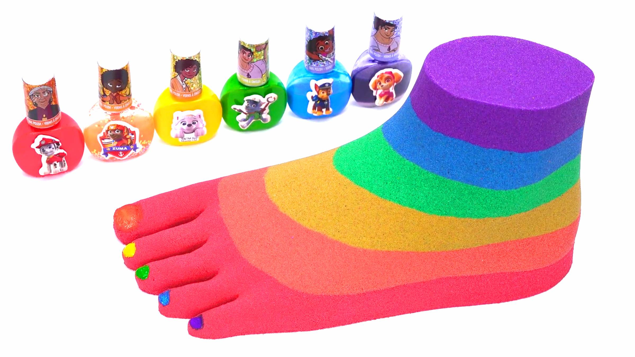 Кинетический песок. Лепим из песка. АСМР видео для детей. развивающие мультики смотреть онлайн