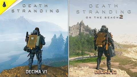 Death Stranding Vs Death Stranding 2 - Сравнение деталей и физики (GameLight)