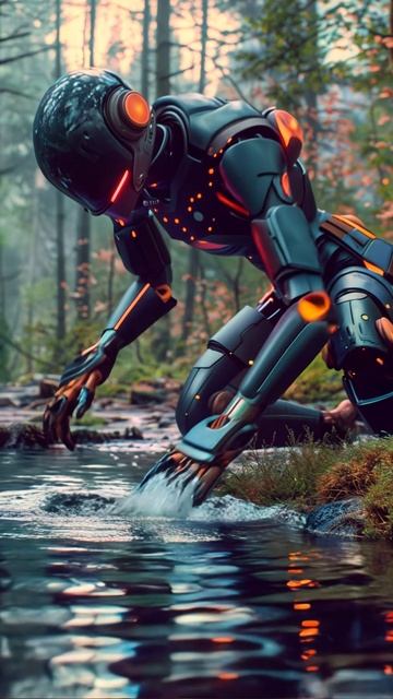 Professional_Mode_A_highly_detailed_humanoid_robot смотреть онлайн