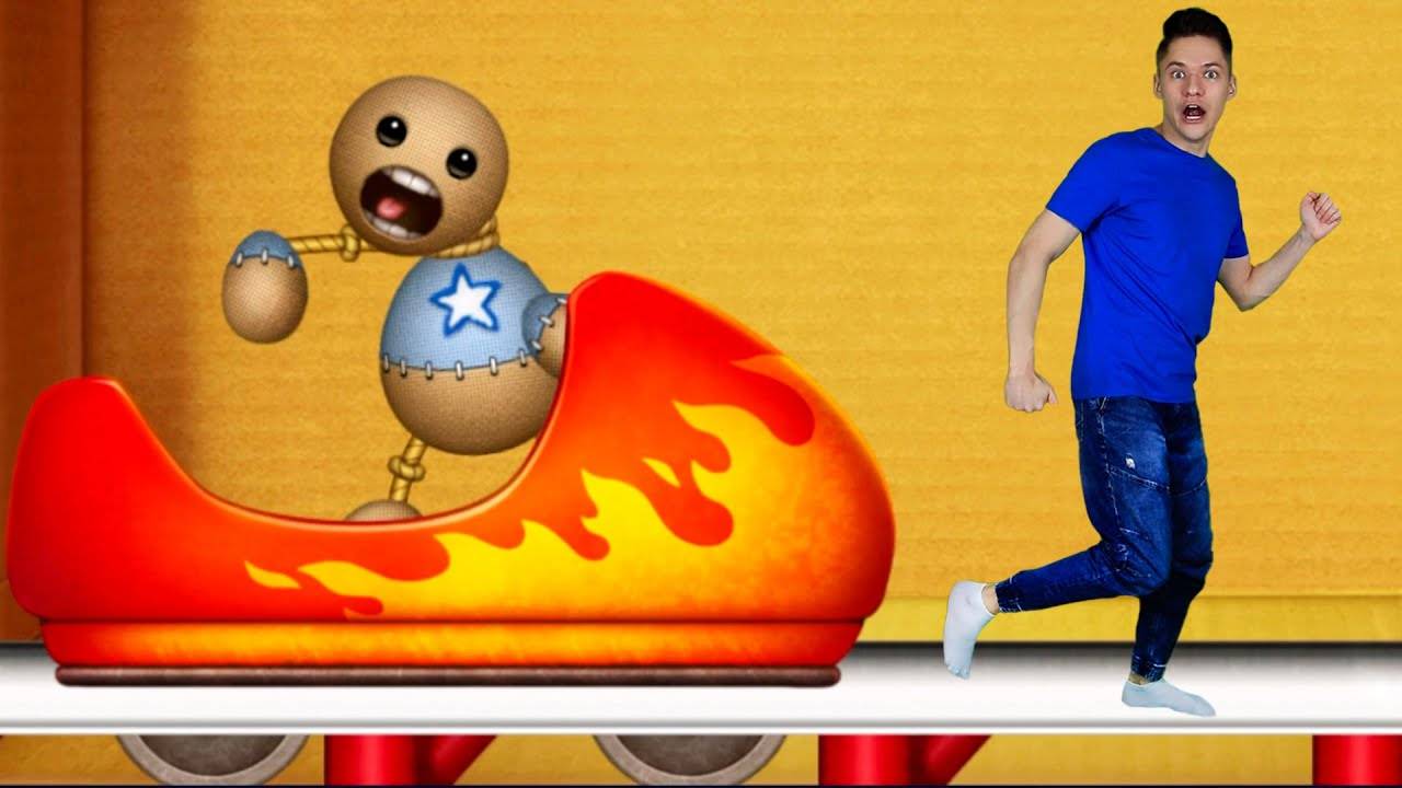 Я в Игре Kick the Buddy в Реальной Жизни №10 Американские Горки ...