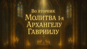 Во вторник Молитва 1-я Архангелу Гавриилу