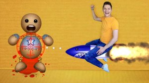 Я в Игре Kick the Buddy в Реальной Жизни №9 Ракета