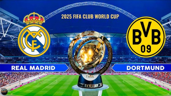 Реал Мадрид - Боруссия. Клубный чемпионат мира по футболу 2025