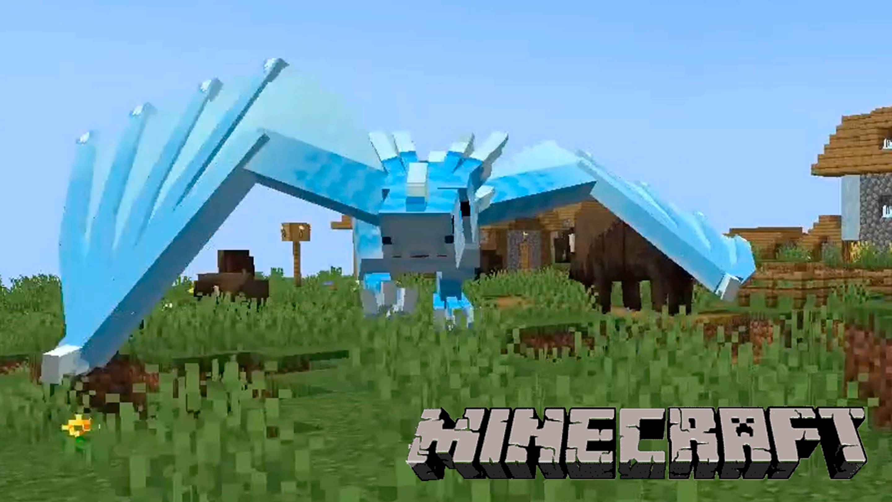 ВСТРЕТИЛ ЛЕДЯНОГО ДРАКОНА! - MINECRAFT #2