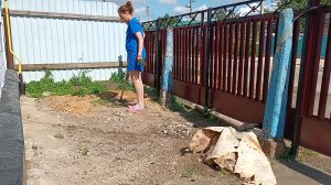 ЖИЗНЬ В СТАНИЦЕ./ ПРОДОЛЖАЕМ УБИРАТЬ ДВОР.