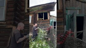 Ремонт в заброшенном доме на хуторе своими руками 04.07. Мой телеграм канал - Марадуда.