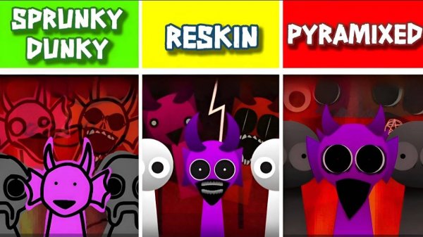 INCREDIBOX SPRUNKY DUNKY 🦆✨ | RETAKE vs RESKIN vs PYRAMIXED! 💎🌀 УТИНАЯ РЕВОЛЮЦИЯ!