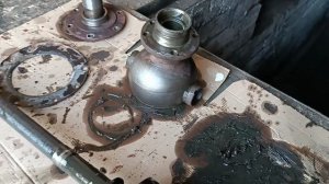 ремонт поворотного кулака УАЗ Патриот, снятие рулевой сошки