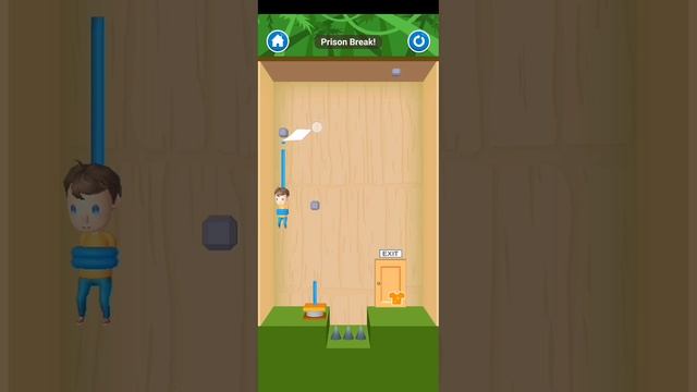 Играю в Rescue cut! (часть 3). Осторожно! Злые медведи и крокодилы могут тебя съесть!