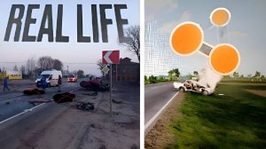 Авария на реальных событиях в BeamNG.Drive | #18