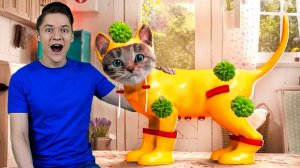 Приключения Маленького Котика (Часть 2) - Я в Игре Ухаживаем за Котиком