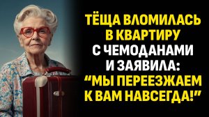 Жизненные истории. Тёща вломилась в квартиру с чемоданами и заявила... Слушать аудиорассказ